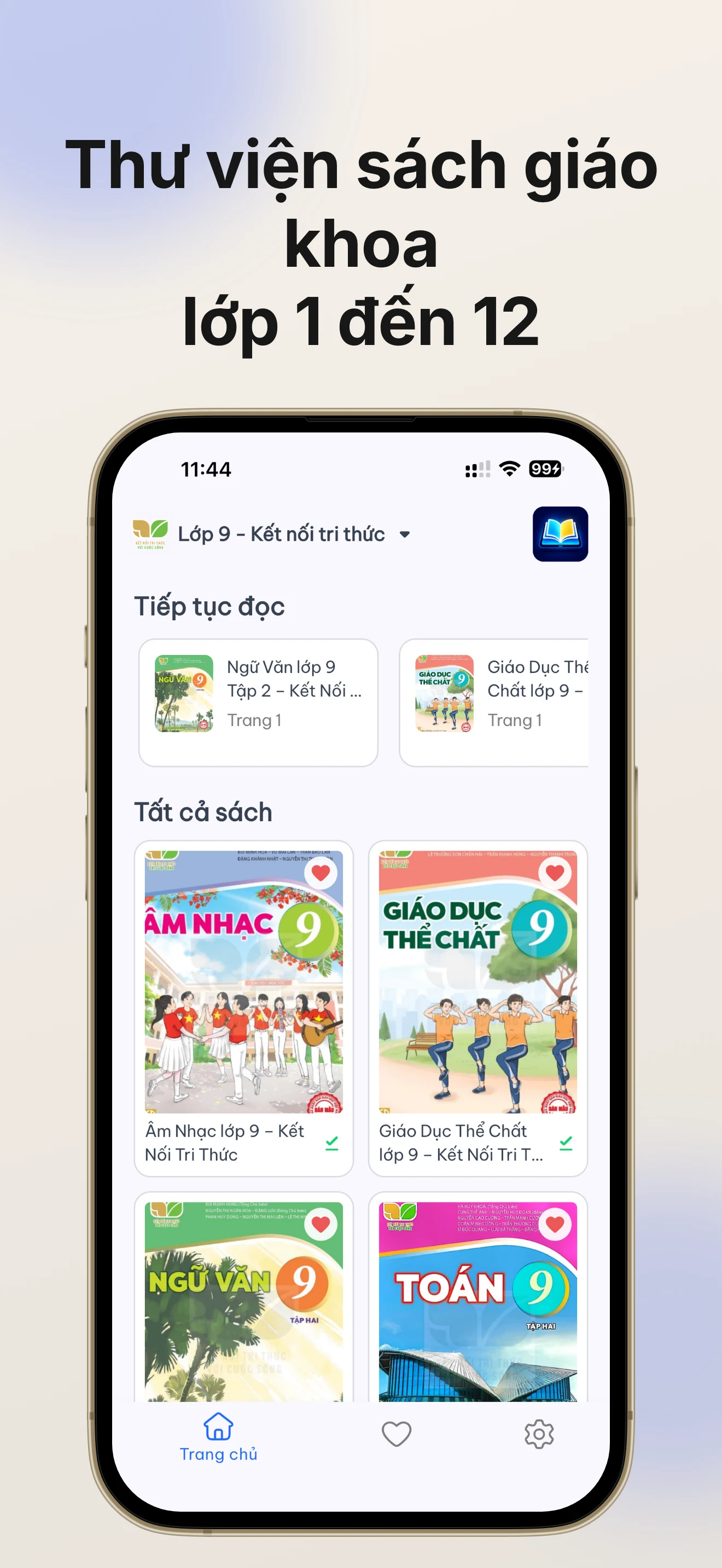 Sách Giáo Khoa Online Lớp 1-12 screenshot